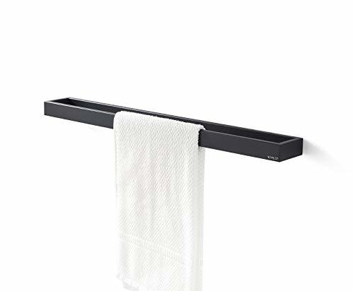 BUVELOT 073070-MB Bathroom Towel Bar 24-Inch Modern,Matte Black - Towel