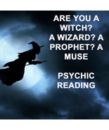  PSYCHIC READING ARE YOU A WITCH? WIZARD? PROPHET? GIFTED? 99 yr Witch C... - $59.77