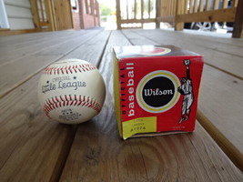 Old Vtg Wilson Little League #A1074 Official Baseball Cushioned Cork Center Box - $49.95