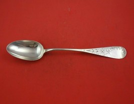 Antique Lily Engraved by Whiting Sterling Silver Stuffing Spoon w/Button... - $503.91
