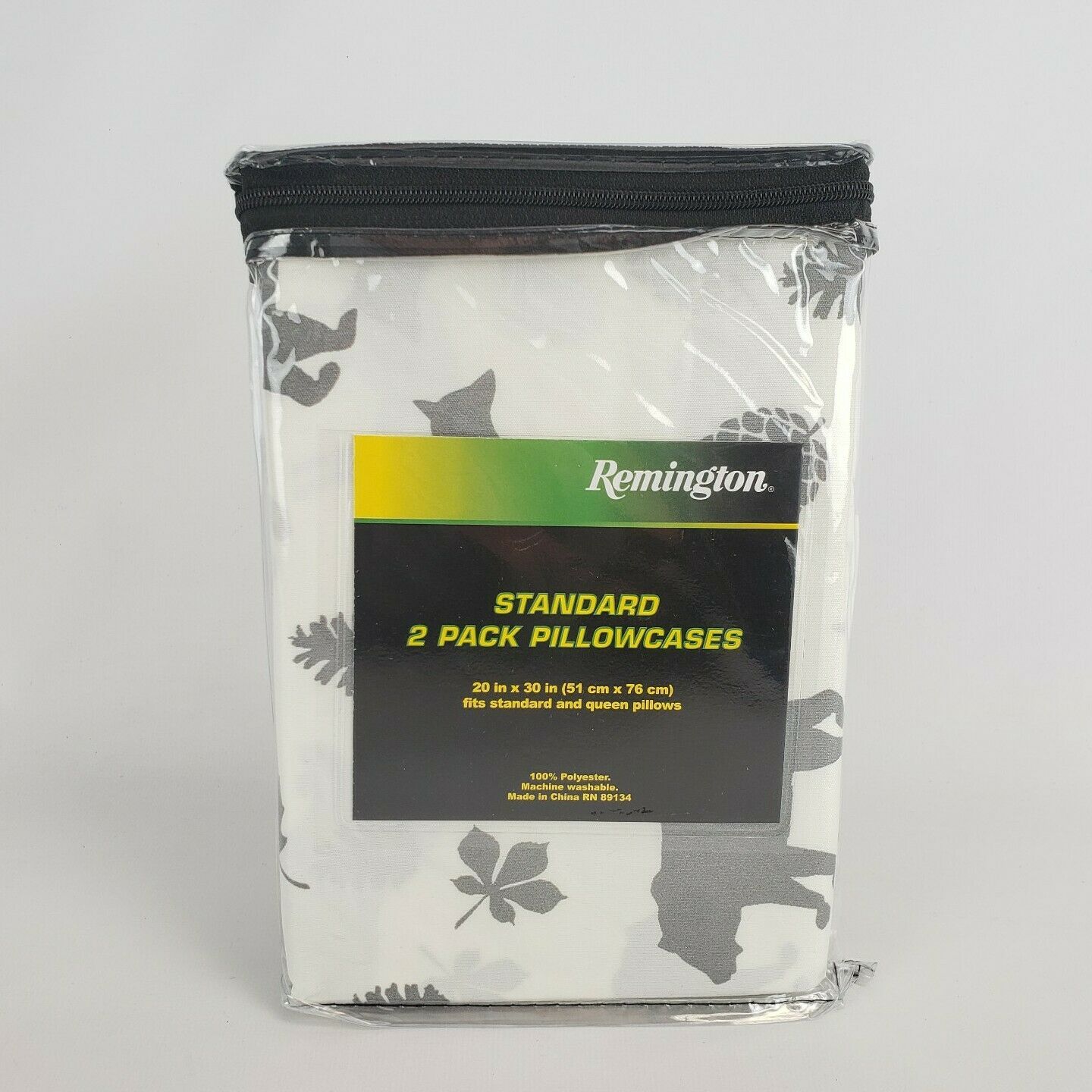Remington Standard 2 Pack Camo Pillowcases 20" x 30" 