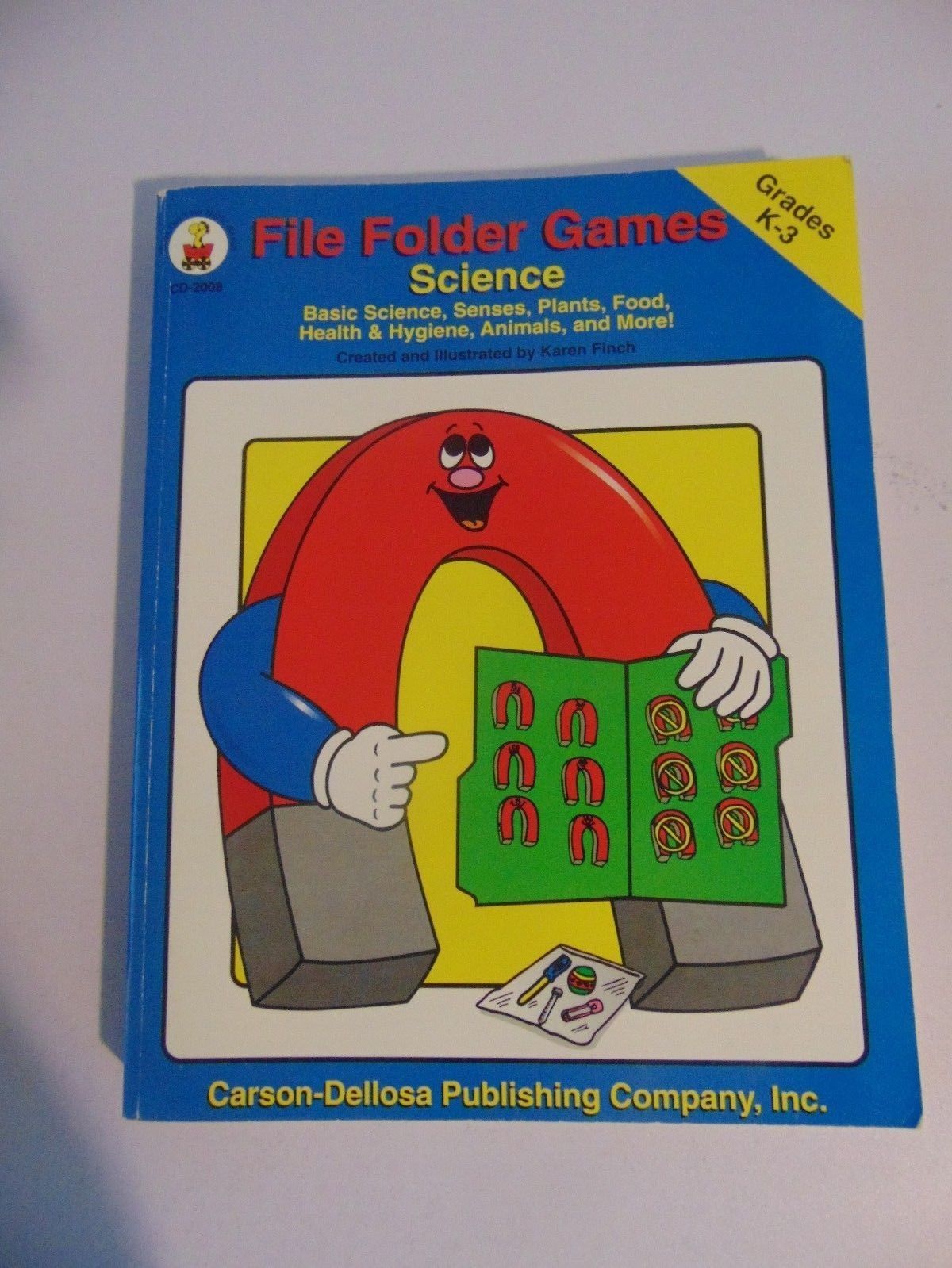 Carson Dellosa Grades K3 Science File Folder Games Book CD2008