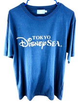 Tokyo Disney Resort SEA Shirt Short Sleeve T-Shirt Size LL Asian Mens Blue XL - $189.00