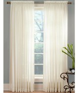 Miller Curtain Sheer Angelica Voile 59&quot; X 108&quot;  Panel T410611 - $20.64