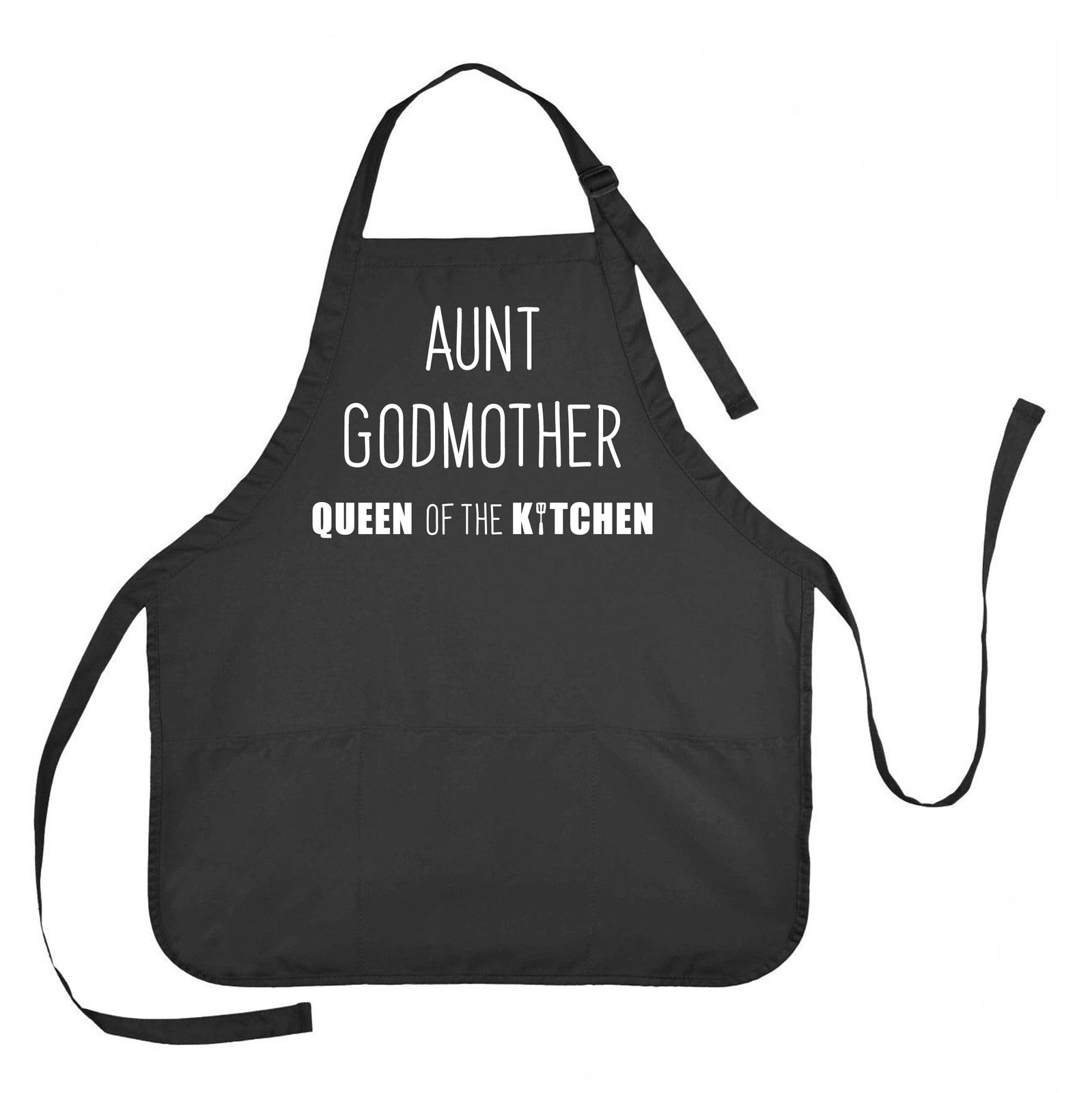 Primary image for Aunt, GodMother, Queen of the Kitchen Apron, Apron for Godmother, Godmother Gift