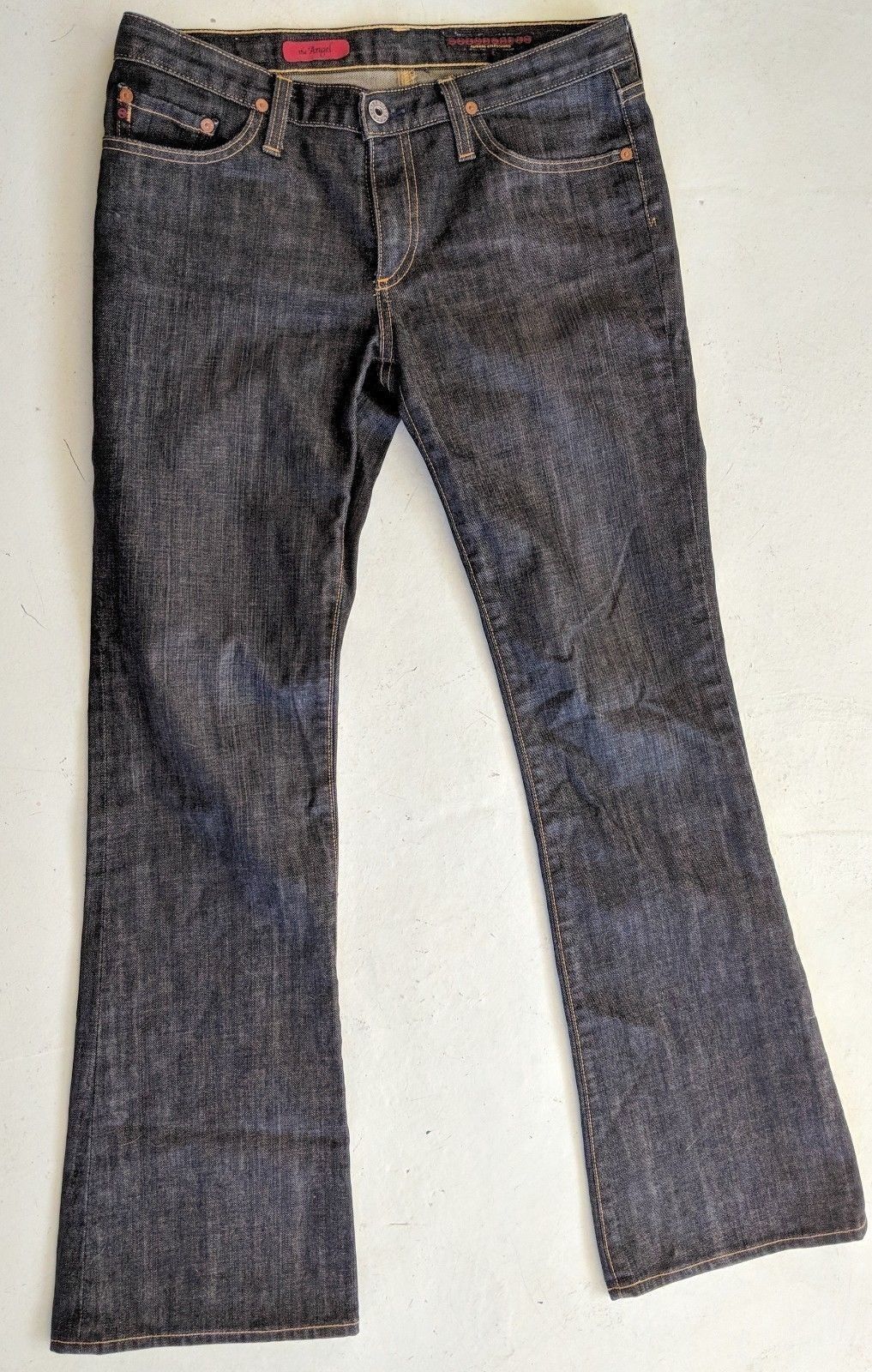 AG Adriano Goldschmied /"The Belle/" Slim Flare Dark Blue Jeans 4 Years Aged