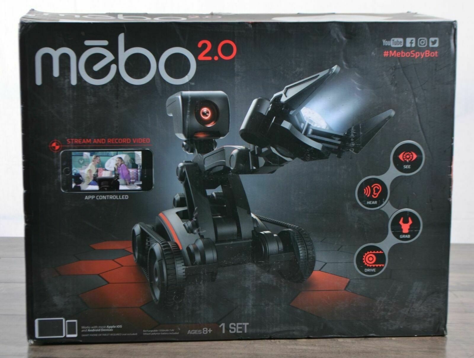 New Skyrocket Mebo 2.0 Interactive Spy Robot Spybot 720p Streaming