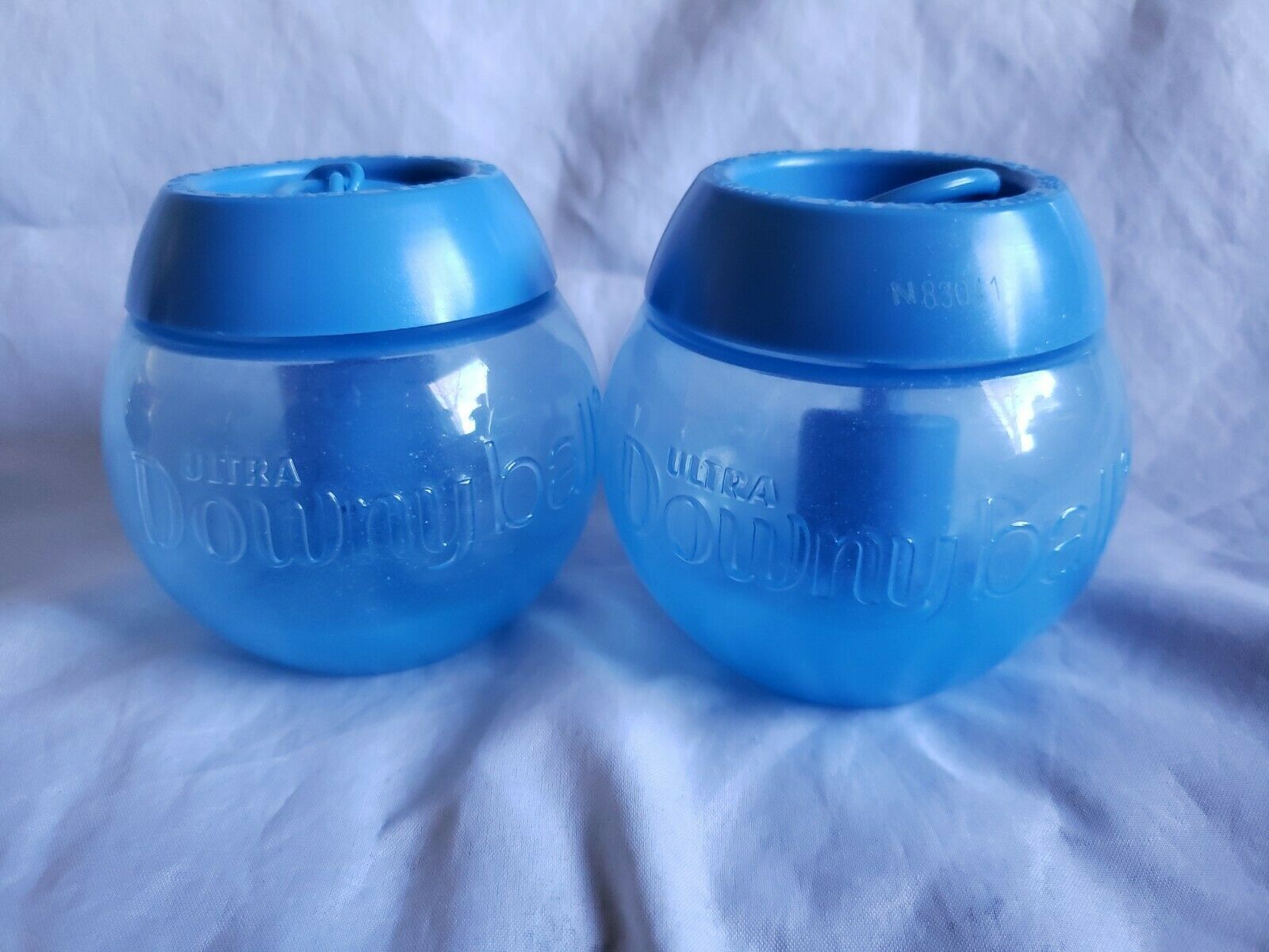 Details about   Vintage New Ultra Downy Fabric Softener Blue Plastic Dispenser Ball 1992 