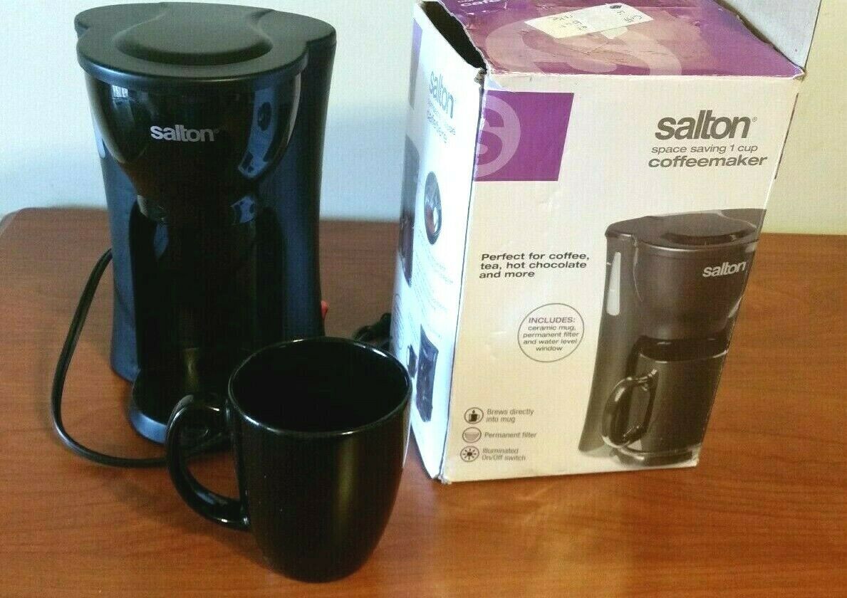 Salton FC1205 1Cup Coffee Maker, Black Perfect Home Office Variety Of