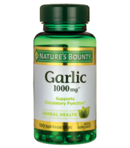 Nature's Bounty Garlic 1,000 mg 100 Sgels - $32.86