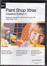 JASC Paint Shop Xtras Creative Edition 1 - $14.95