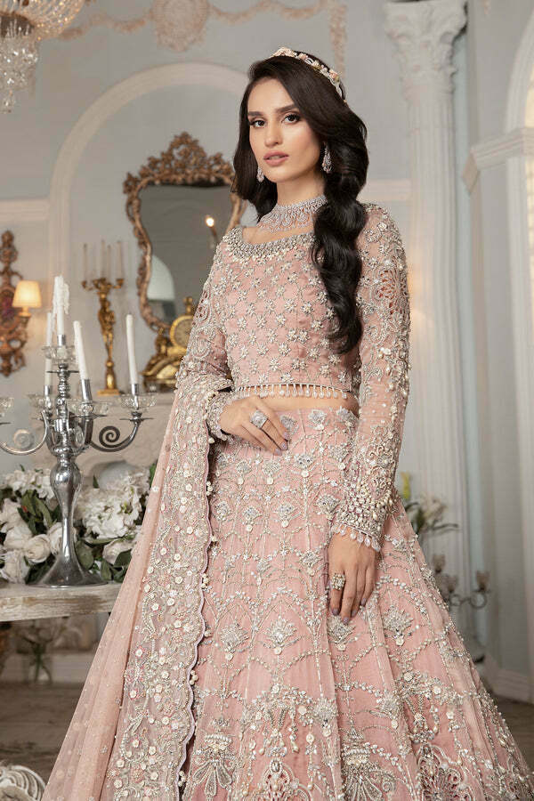 Maria B. “Estelle” Bridal Couture - Top Pakistani Indian Designer Dress Lehnga