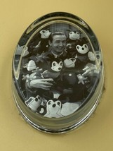 Vintage Disney Glass Paperweight 1930 Photo Walt & 12 Original Steamboat Mickey - $96.74