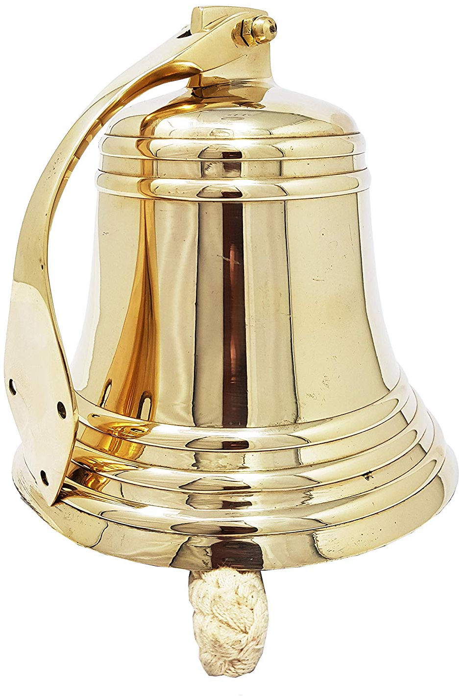 Brass Nautical - 8 Inches Brass Ship Bell Polished Nautical Hanging ...