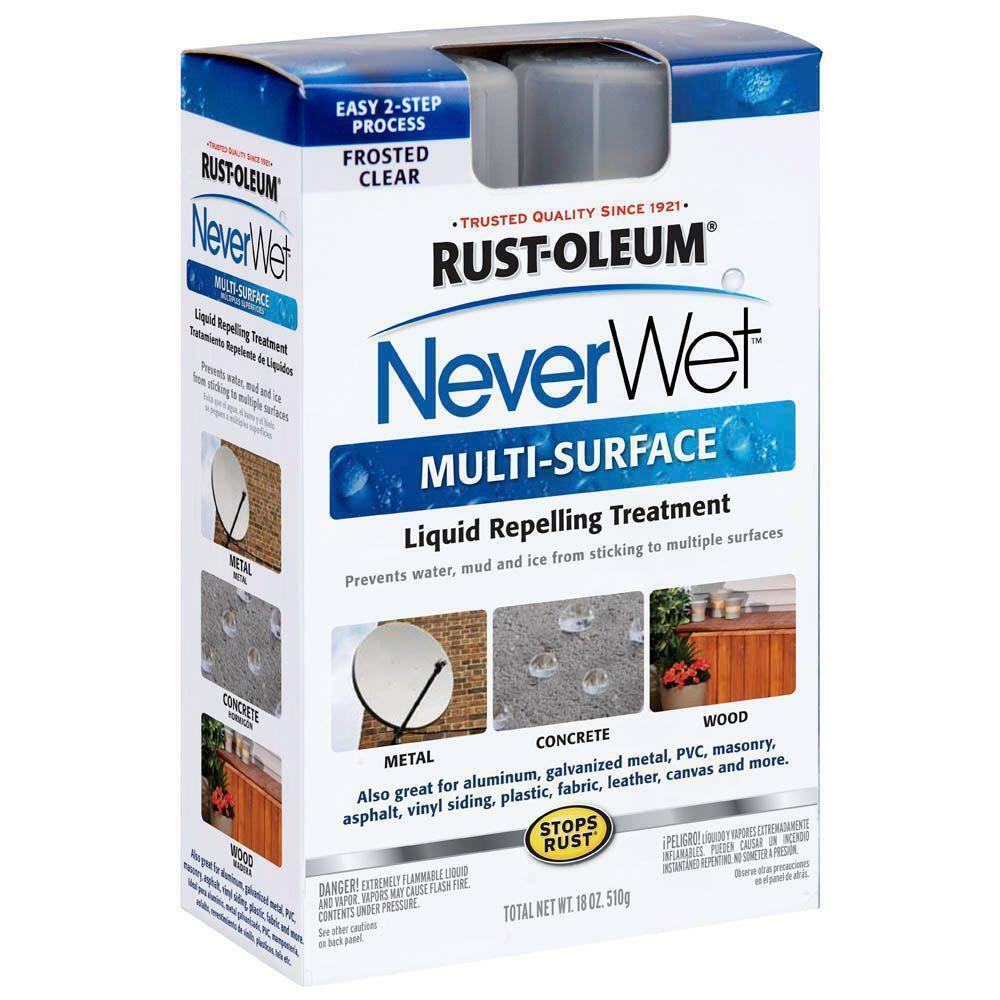 NEVER WET Rust-Oleum  MULTI SURFACE/Purpose Protector Spray Kit (waterproofer)