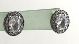 Authentic PANDORA Vintage Elegance Earrings with Clear CZ, 296247CZ, New - $62.69