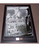 Muhammad Ali &amp; Joe Frazier Dual Signed Framed 28x40 Poster Display AW / ... - $1,286.99