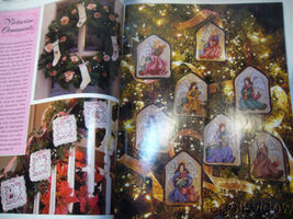 Just Cross Stitch Magazine 40 Holiday Designs & 2 Cross Stitch Mags all December image 3