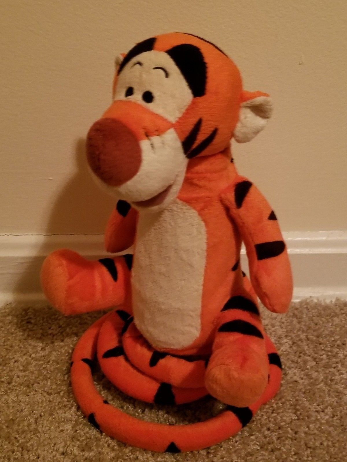 bouncing singing tigger toy