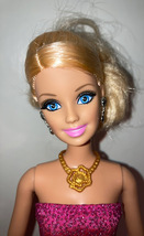 Barbie Life in the Dreamhouse STYLE doll in pink and gold dress eyelashes - $20.00