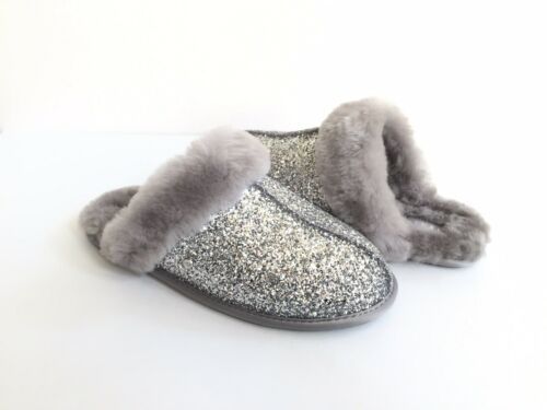 silver sparkle ugg slippers