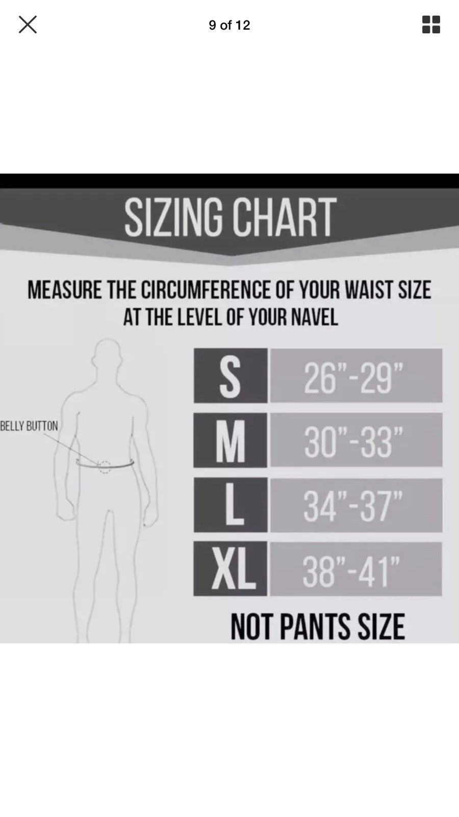 Mk Size Chart