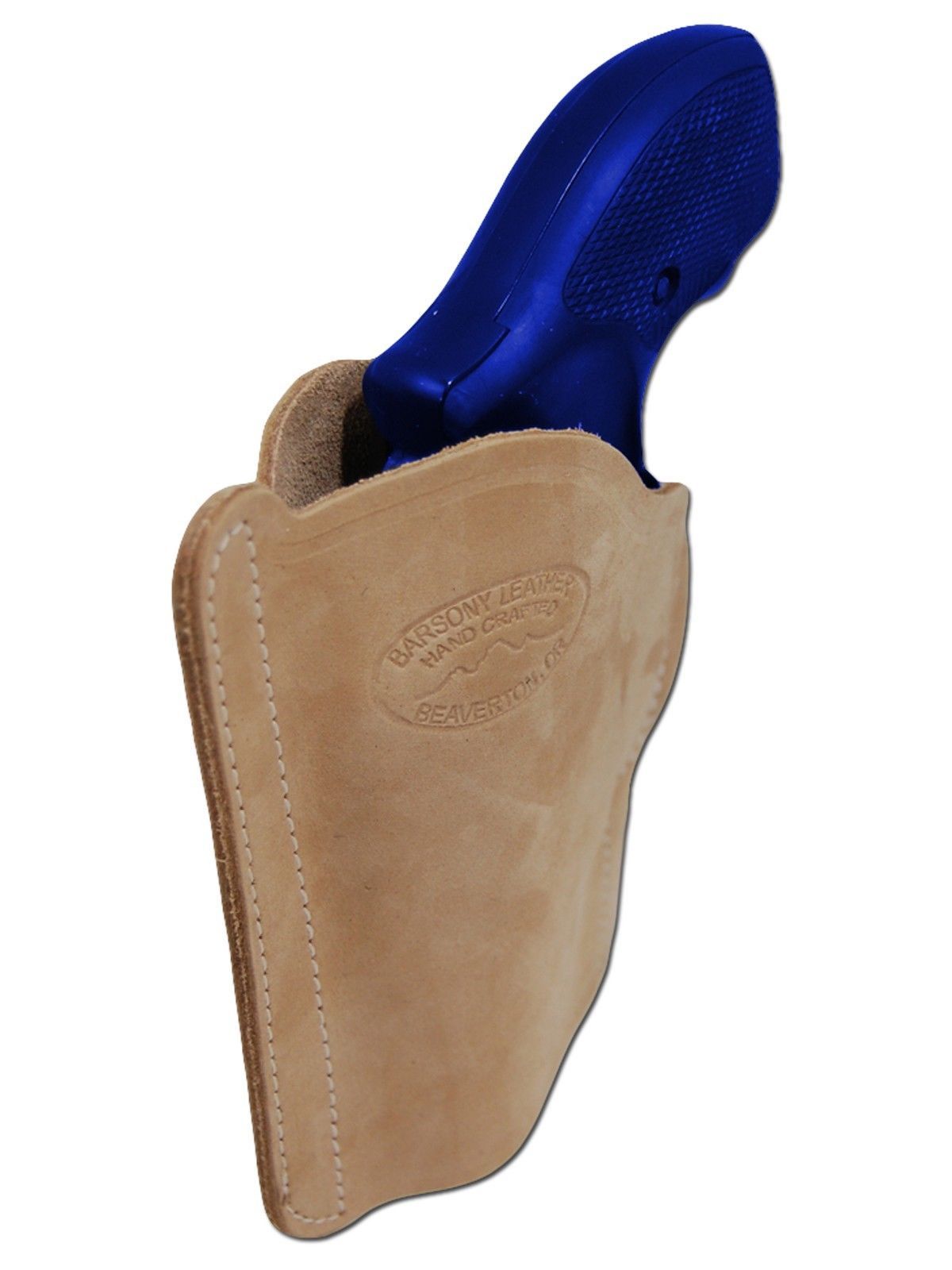 New Barsony Tan Leather Gun Pocket Holster S&W 2" Snub Nose 38 357