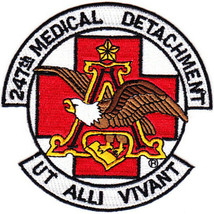 US Army 247th Aviation Medical Detachment Air Ambulance Patch In Stock - $13.85