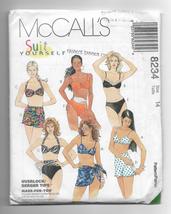 McCalls 8234 Suit Yourself Bathing Suits Beach Two Piece Styles Mix and ... - $14.00