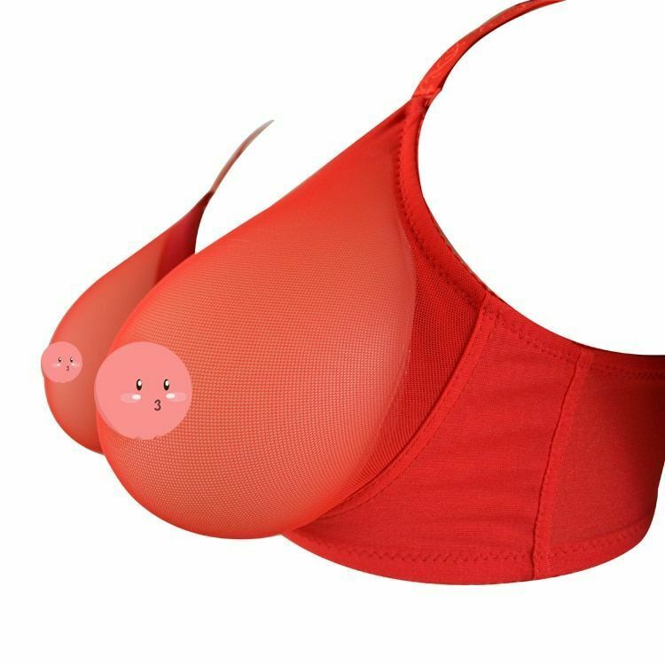 G Cup Silicone Breast Forms Artificial Fake Bra Boobs Men Trans