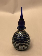 Correia  Art Glass Contemporary Perfume Bottle w/ Stopper Signed - $148.50