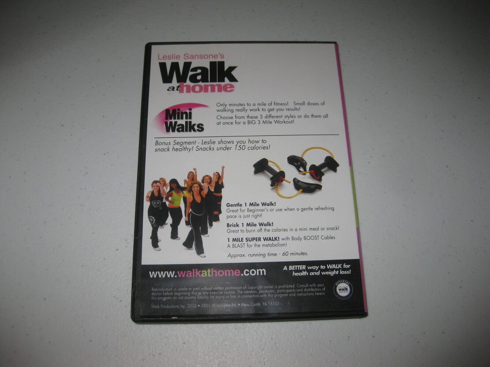 leslie sansone 5 mile walk dvd