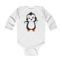 Baby-Size Long Sleeve Bodysuit - Bebo The Penguin - $21.58+