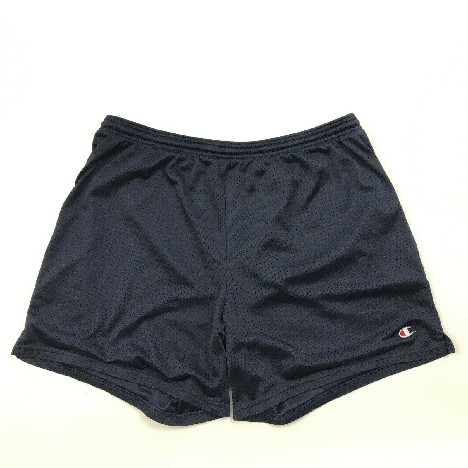 Champion Men's XL 1X Blue Running Shorts Perforated Mesh Short Adult ...