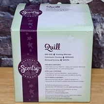 Scentsy Quill Mid Size Wax Warmer In Box Preowned - $31.27
