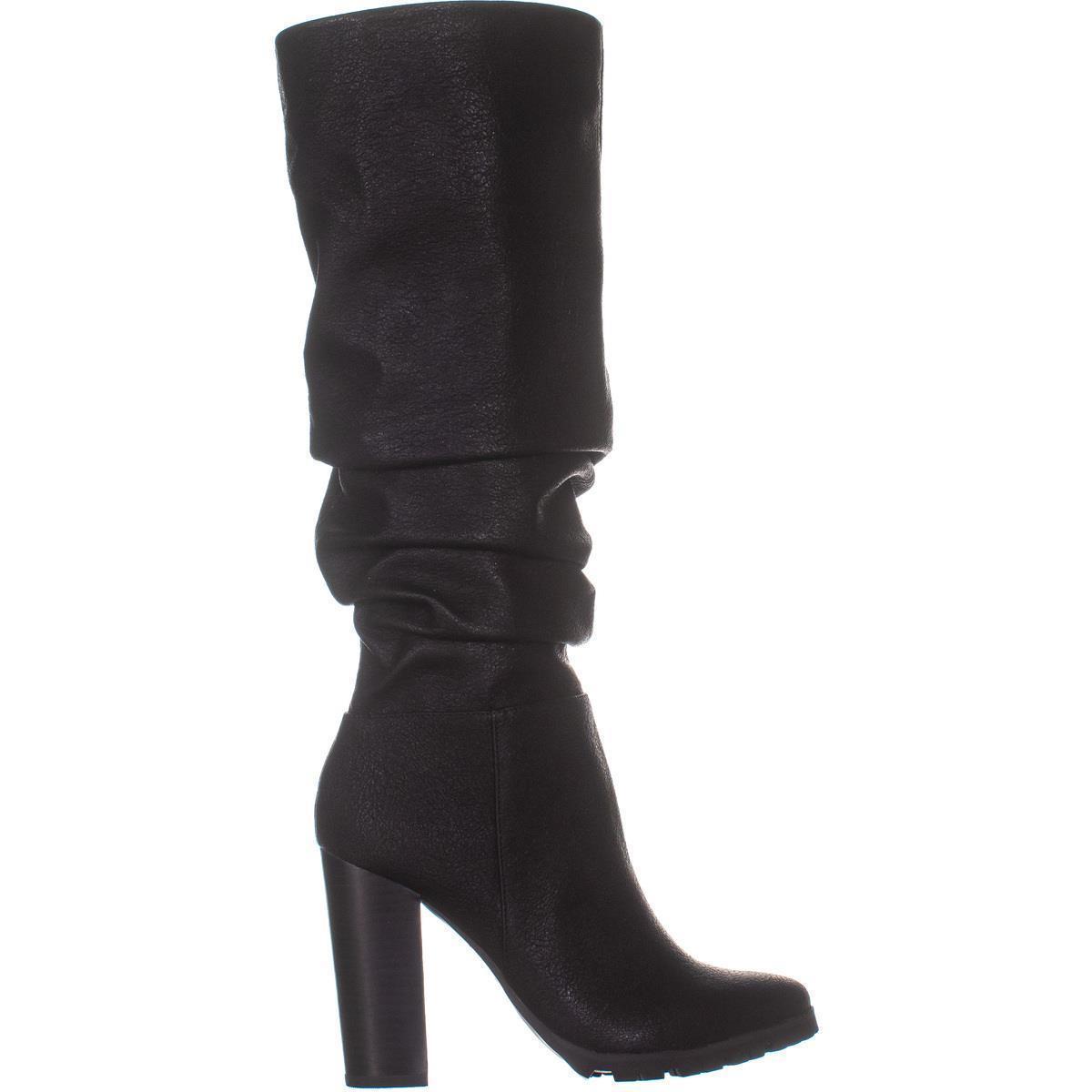 Katy Perry The Oneil Chunky Heel Knee High Boots, Black - Boots