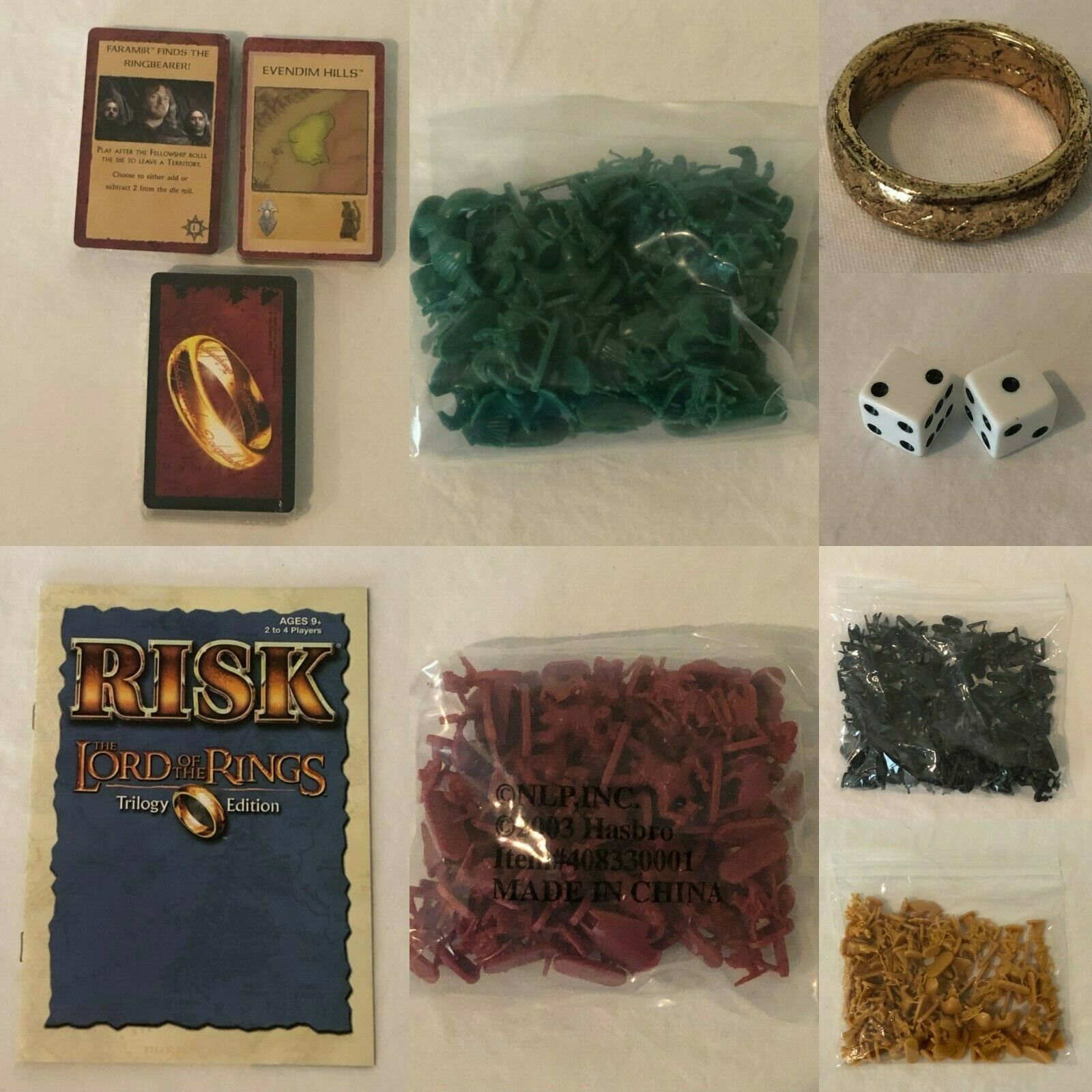 Risk Lord of the Rings Board Game 2003 Replacement Part Pieces Armies