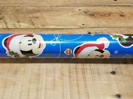 1 Large Roll Mickey Mouse Christmas Gift Wrapping Paper 70 sq ft - $29.60