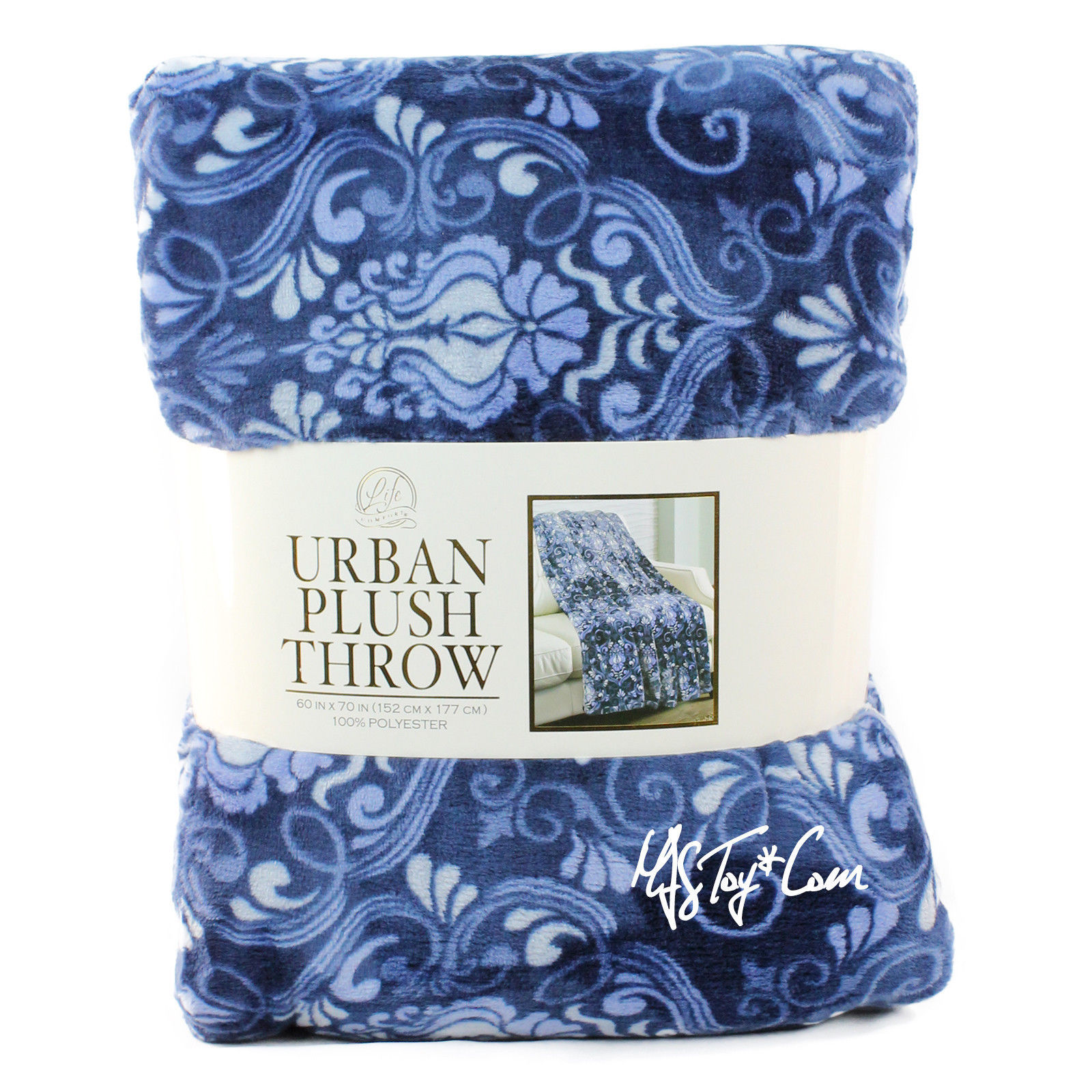 NEW Life Comfort Urban Plush Luxurious THROW Warm Soft BLANKET