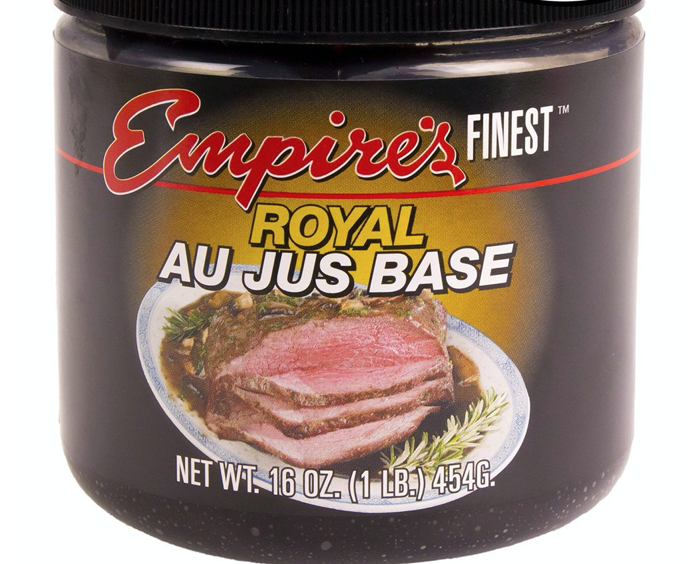 Royal Au Jus Roast Beef Base by Empire’s Finest 16oz. Restaurant Quality