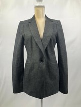 BCBG Maxazaria Hugh Blazer Dark Heather Grey DVBH589 Sz M - $48.37
