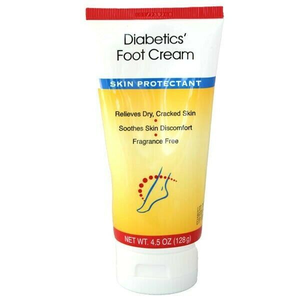 Diabetics Foot Cream Skin Protectant Relieves & Soothes Dry Cracked