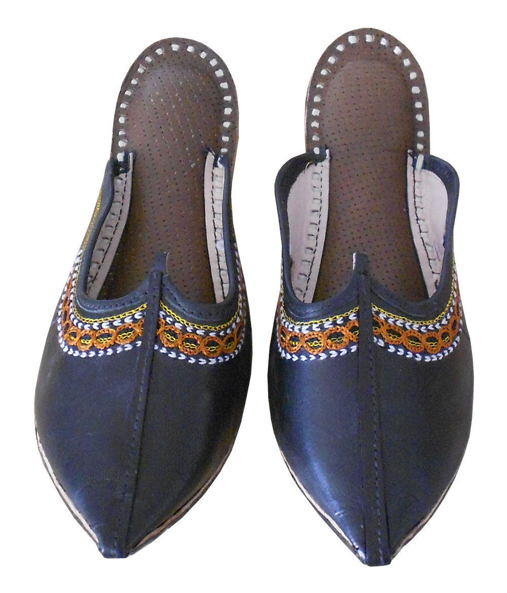 traditional-indian-women-shoes-casual-jooti-handmade-leather-clogs-flat