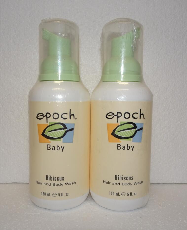 Two pack: Nu Skin Nuskin Epoch Baby Hibiscus Hair and Body Wash 150ml 5oz x2