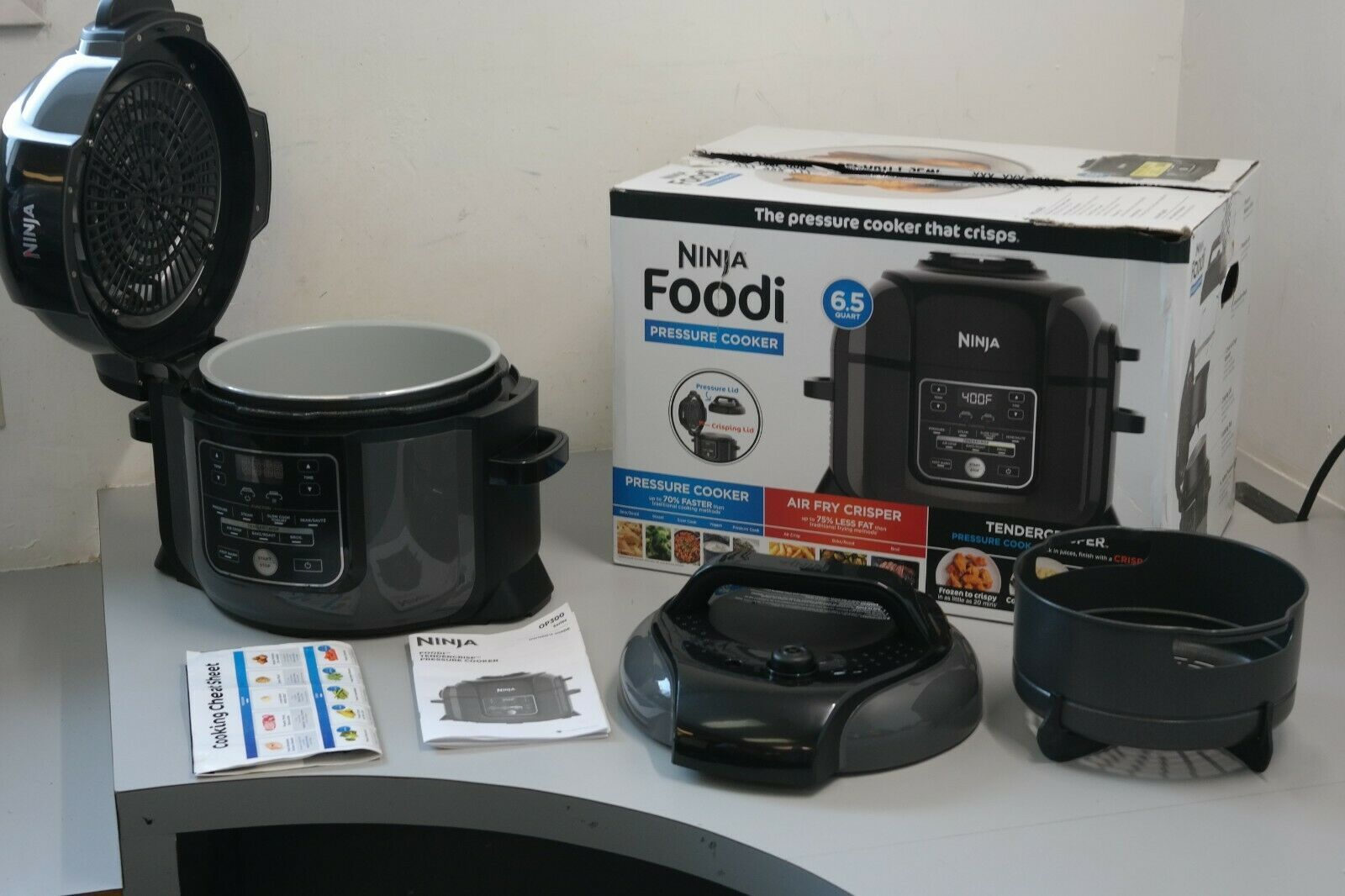 Ninja Foodi 6.5-quart Pressure Cooker with TenderCrisp  OP301 (US21B-01) - $75.37