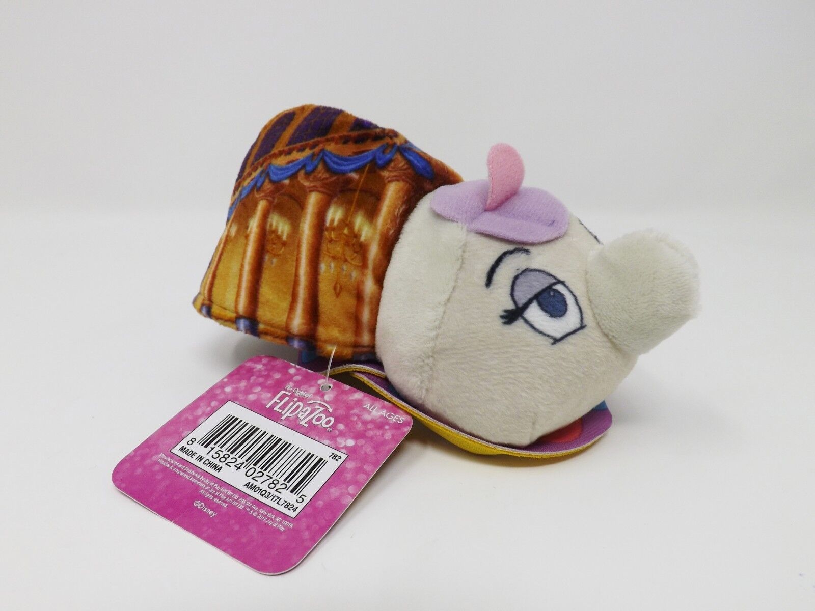 Jay Play The Original FlipaZoo Mini Plush New Mrs. Potts & Chip