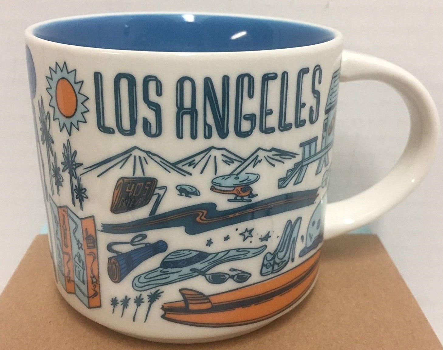 Starbucks Los Angeles, California Been There Collection Coffee Mug NEW