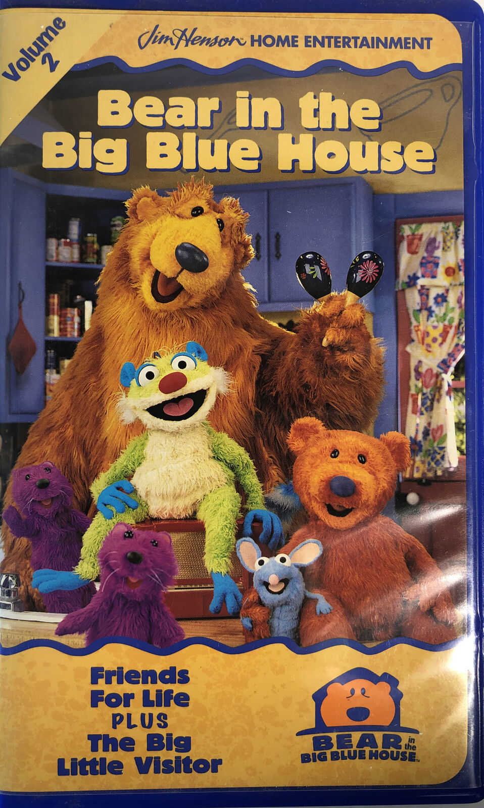 Bear in the Big Blue House-Friends For Life Vol 2(VHS 1998)TESTED-RARE ...