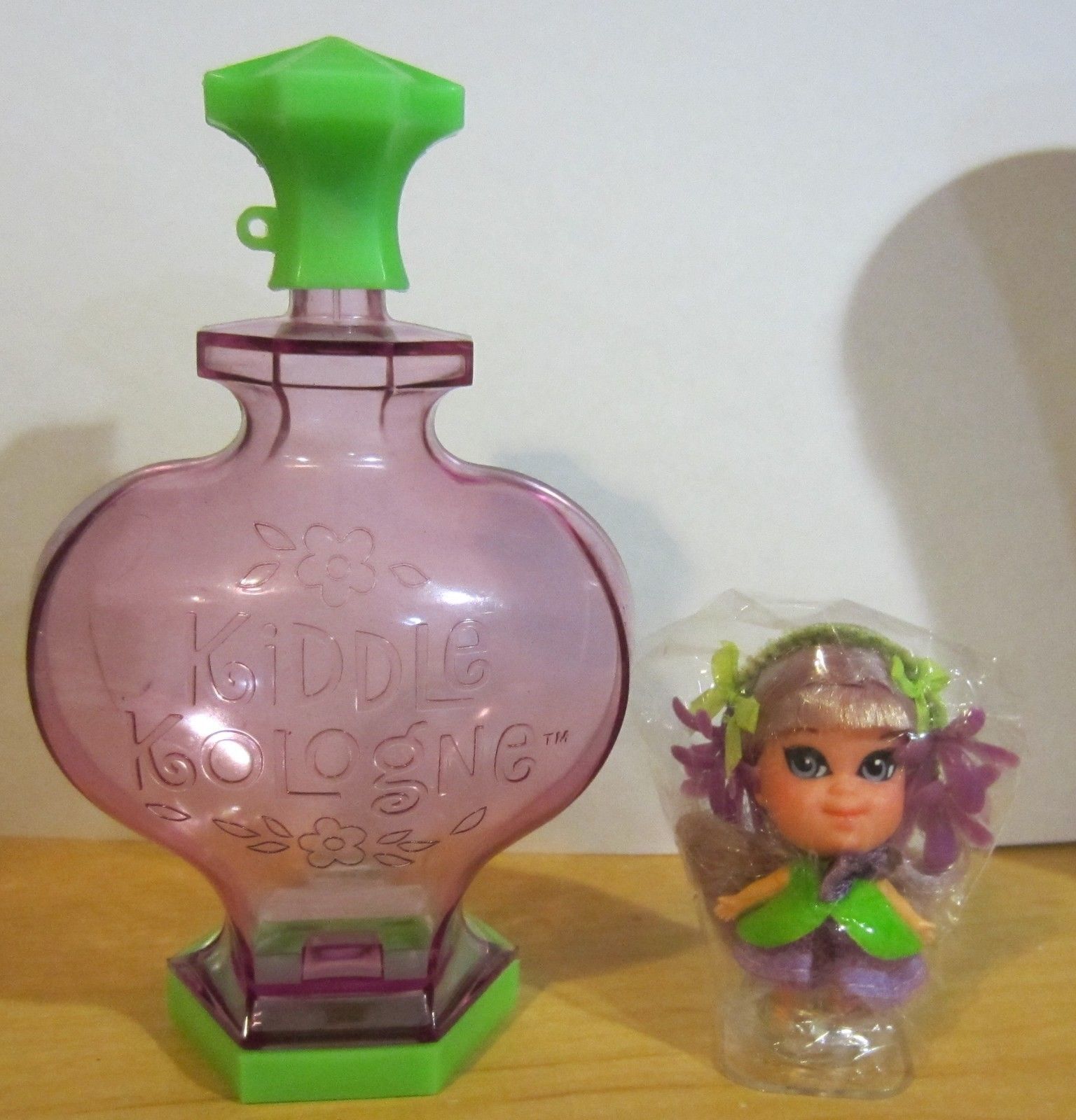 Vintage Liddle Kiddle Kologne Perfume Bottle / violet doll Kiddles