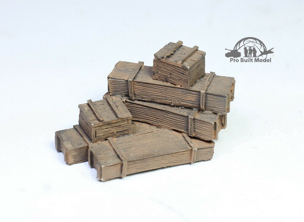 Wooden boxes for building diorama 1/35 Pro Built Model 1 Dioramas